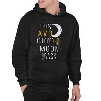 Avo Grandpa Gift This Avo Is Loved To The Moon And Love Hoodie - Seseable