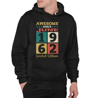 Awesome Since 1962 60Th Birthday Gift Hoodie - Seseable