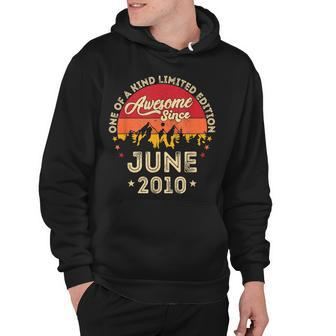 Awesome Since June 2010 Vintage 12Th Birthday  V2 Hoodie