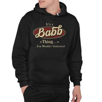 Babb Shirt Personalized Name Gifts T Shirt Name Print T Shirts Shirts With Names Babb Hoodie - Seseable