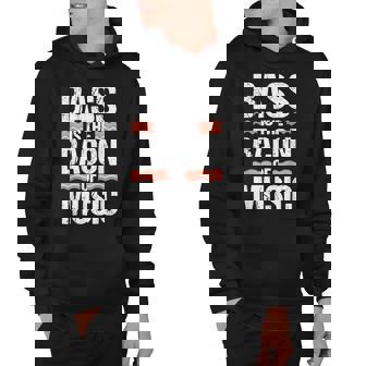Bacon Of Music Bass Guitar Player Musician Guitarist Hoodie - Thegiftio