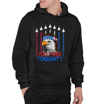 Bald Eagle You Free Tonight 4Th Of July Air Force Patriotic Hoodie - Seseable