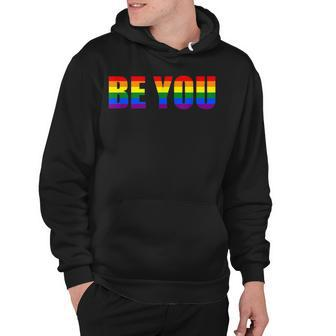 Be You Lgbt Flag Gay Pride Month Transgender Hoodie | Mazezy
