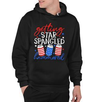 Beer Can 4Th Of July Time To Get Star Spangled Hammered Hoodie - Seseable