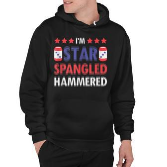Beer Drinking Drinker Alcohol Funny 4Th Of July Hammered Hoodie - Seseable