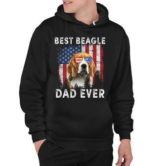 Best Boxer Dad Ever American Flag Fathers Day 4Th Of July Hoodie - Seseable