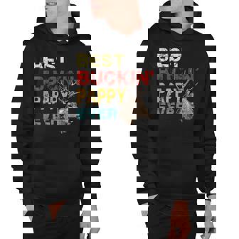 Best Buckin Pappy Ever Deer Hunting Bucking Father Hoodie - Thegiftio UK