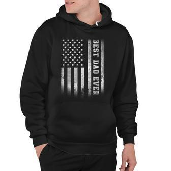 Best Dad Ever Flag American Funny Fathers Day For Dad Son Hoodie | Mazezy