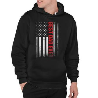 Best Dad Ever Usa Flag American 1St Time Daddy Fathers Day Hoodie - Monsterry