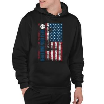 Best Dog Dad Ever | Cute Fathers Day Funny 4Th Of July Gift Hoodie - Seseable