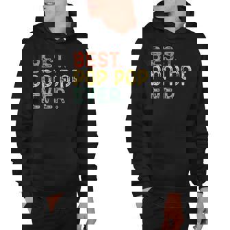 Best Pop-Pop Ever Funny Retro Vintage Hoodie - Thegiftio UK