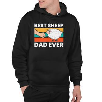 Best Sheep Dad Ever Cute Sheep Hoodie - Thegiftio UK