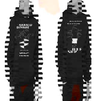 Brainwashed Sheeple Funny Sheep With Face Mask Hoodie | Mazezy
