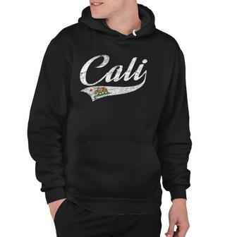 California Republic - Ca - Vintage Distressed Design - Cali Hoodie | Mazezy