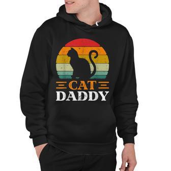 Cat Daddy Vintage Funny Cat Daddy Fathers Day Hoodie - Thegiftio