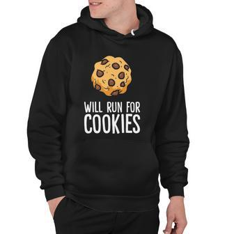 Chocolate Chip Cookie Lover Will Run For Cookies Hoodie | Mazezy