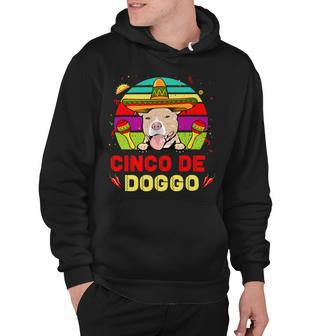 Cinco De Doggo Hilarious Pit Bull Dog For Cinco De Mayo T-Shirt Hoodie - Seseable