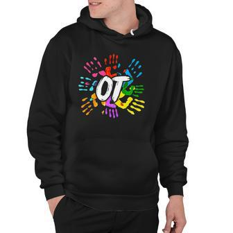 Colorful Ota Health Care Ot Therapist Occupational Therapy Hoodie | Mazezy