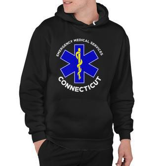 Connecticut Ems Emergency Medical Services Emt Tech Hoodie | Mazezy