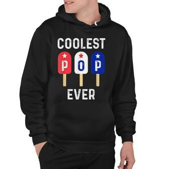 Coolest Pop Ever Popsicle Men Best Dad Ever Cool Fathers Day Hoodie | Mazezy