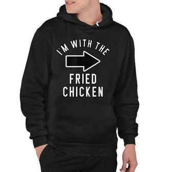Couples Halloween Costume Im With The Fried Chicken Hoodie - Seseable