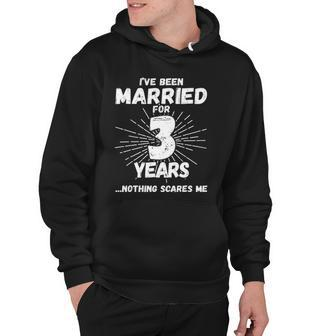Couples Married 3 Years - Funny 3Rd Wedding Anniversary Hoodie | Mazezy