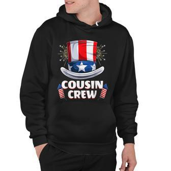 Cousin Crew 4Th Of July Family Matching Boys Girls Kids Hoodie - Seseable