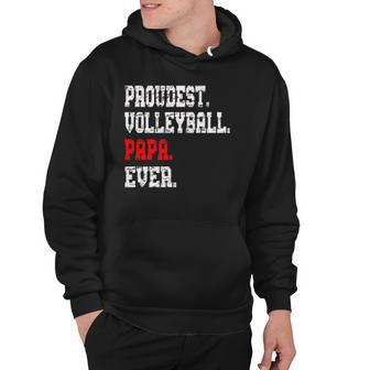 Custom Volleyball Papabest Papa Ever Gift Hoodie | Mazezy