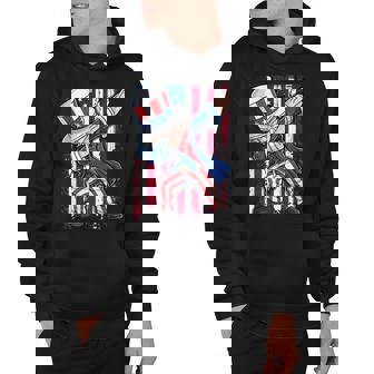 Dabbing Uncle Sam T 4Th Of July Men Kids Boys Gifts Hoodie - Seseable