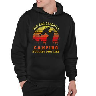 Dad And Daughter Camping Buddies For Life Hoodie | Mazezy