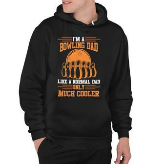 Dad Bowler Papa Fathers Day 28 Bowling Bowler Hoodie - Seseable