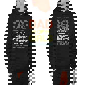 Dad Of Girls Fathers Day Hoodie - Thegiftio