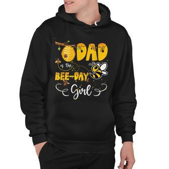 Dad Of The Bee Day Girl Hive Party Birthday Sweet Hoodie - Seseable