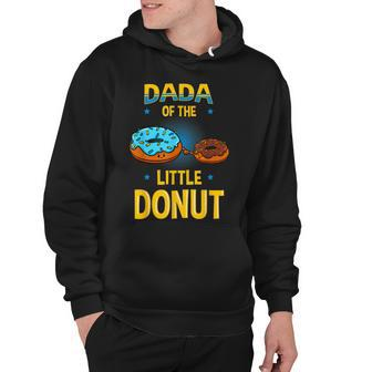 Dada Of The Little Donut Gender Reveal Baby Shower Hoodie - Thegiftio UK