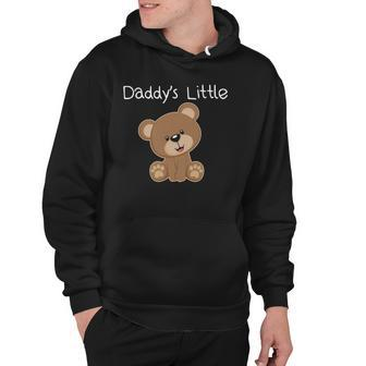 Daddys Little Teddy Bear Toddler Girl Boy Gift Tee Hoodie | Mazezy