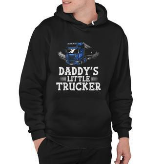 Daddys Little Trucker Truck Driver Trucking Boys Girls Hoodie - Thegiftio UK