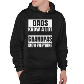 Dads Know A Lot Grandpas Know Everything Product Hoodie - Thegiftio UK