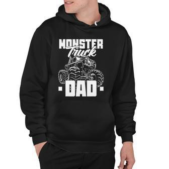 Dads Love Monster Trucks Too Fathers Day Monster Truck Hoodie - Thegiftio UK