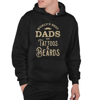 Dads With Tattoos And Beards Hoodie | Mazezy
