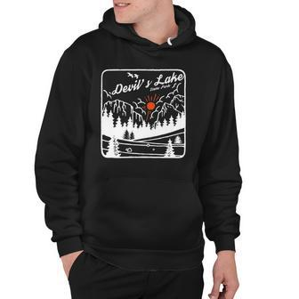 Devils Lake State Park Wisconsin Modern Cool Wi Hoodie | Mazezy