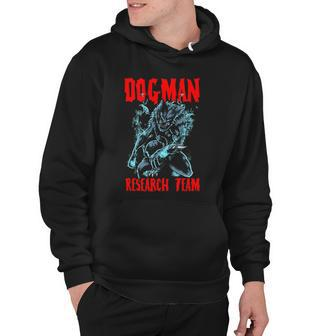 Dogman Research Team Cryptid Humanoid Animal Dog Man Funny V2 Hoodie - Thegiftio UK