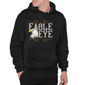 Eagle Eye Us Pride Gift 4Th Of July Eagle Hoodie | Mazezy