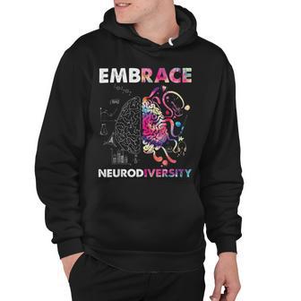 Embrace Neurodiversity Funny V4 Hoodie | Favorety CA