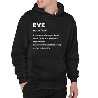 Eve Name Definition Personalized Custom Hoodie | Mazezy