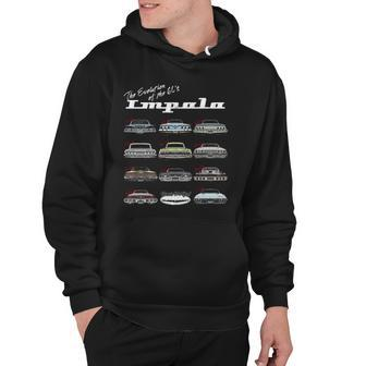 Evolution Of The 60S Impala 1960 Hot Rod Muscle Car Mashup Hoodie | Mazezy