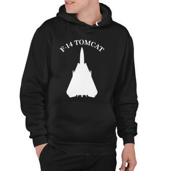 F-14 Tomcat Military Fighter Jet Design On Front And Back Hoodie | Mazezy
