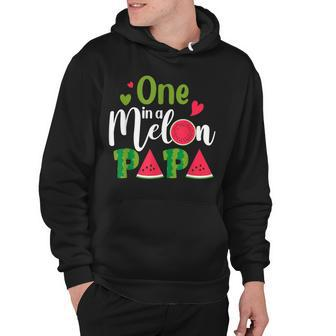 Family One In A Melon Papa Birthday Party Matching Family Hoodie - Seseable