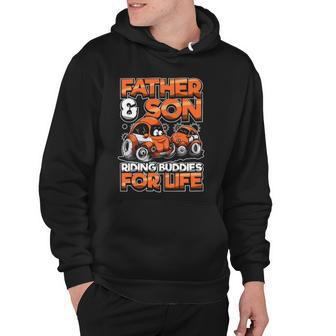 Father And Son Riding Buddies For Life Racing Car Matching Hoodie | Mazezy