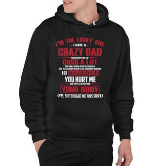 Father Grandpa A Crazy Dad T 368 Family Dad Hoodie - Monsterry