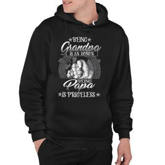 Father Grandpa Being Grandpa Is An Honor Being Papa Is Priceless203 Family Dad Hoodie - Monsterry AU